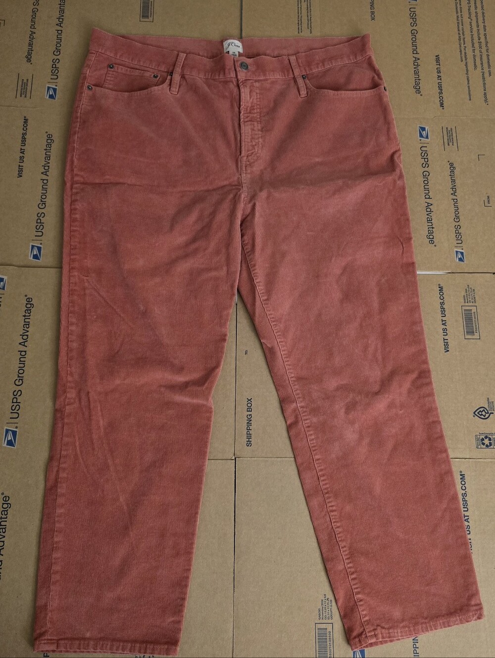 J.Crew Vintage slim-straight corduroy pant, Vintage Quartz, Size 36(22)
